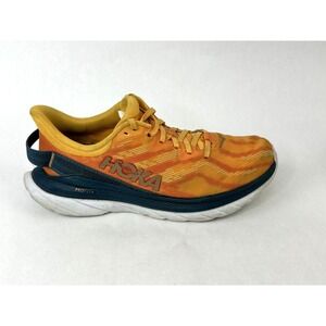 Hoka One One Shoes Womens Size 8B Mach SuperSonic Camelia/Radiant Yellow Running